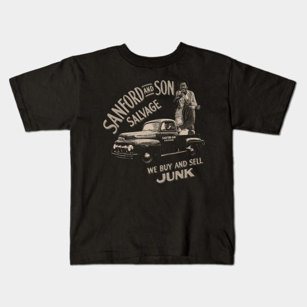 VINTAGE SALVAGE Kids T-Shirt by jadul499